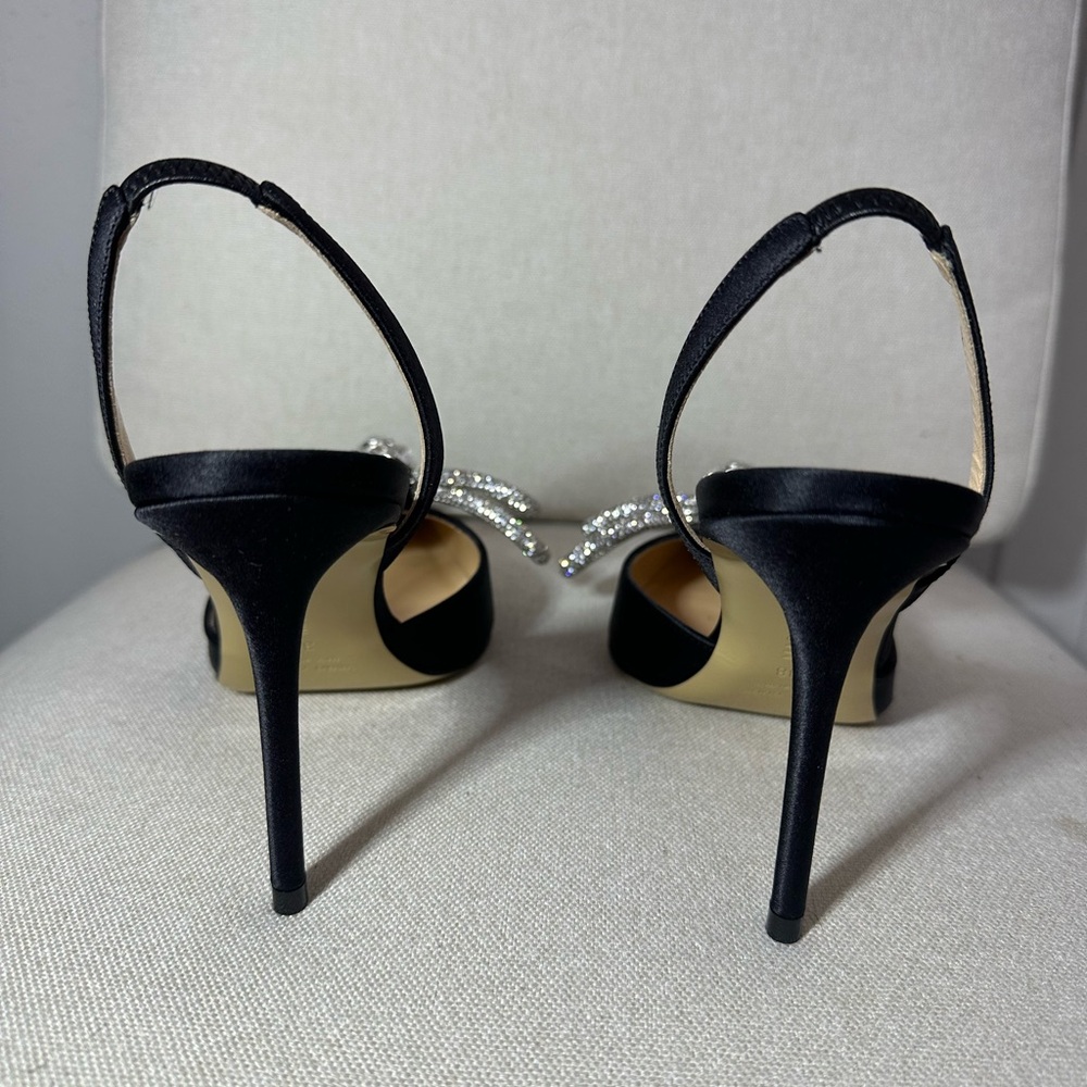 MACH & MACH
Double Bow 100mm slingback pumps. size 38. color black - Picture 7 of 10